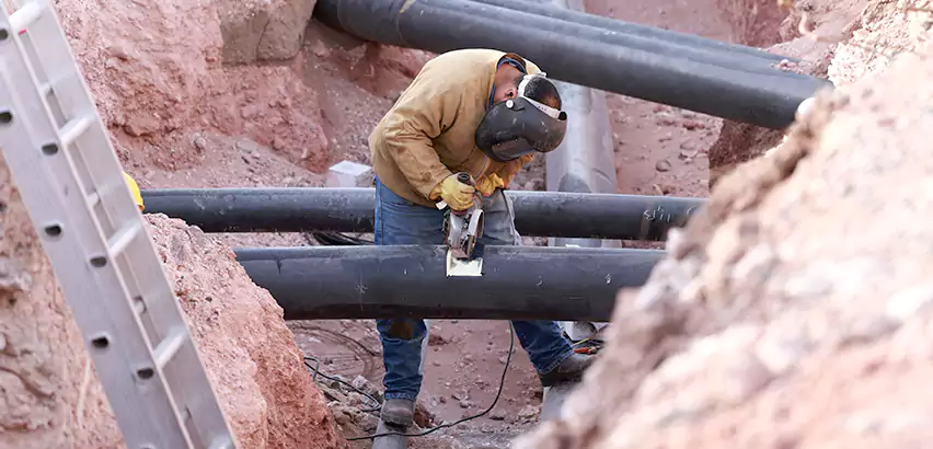 Cast Iron Sewer Pipe Replacement in Newton